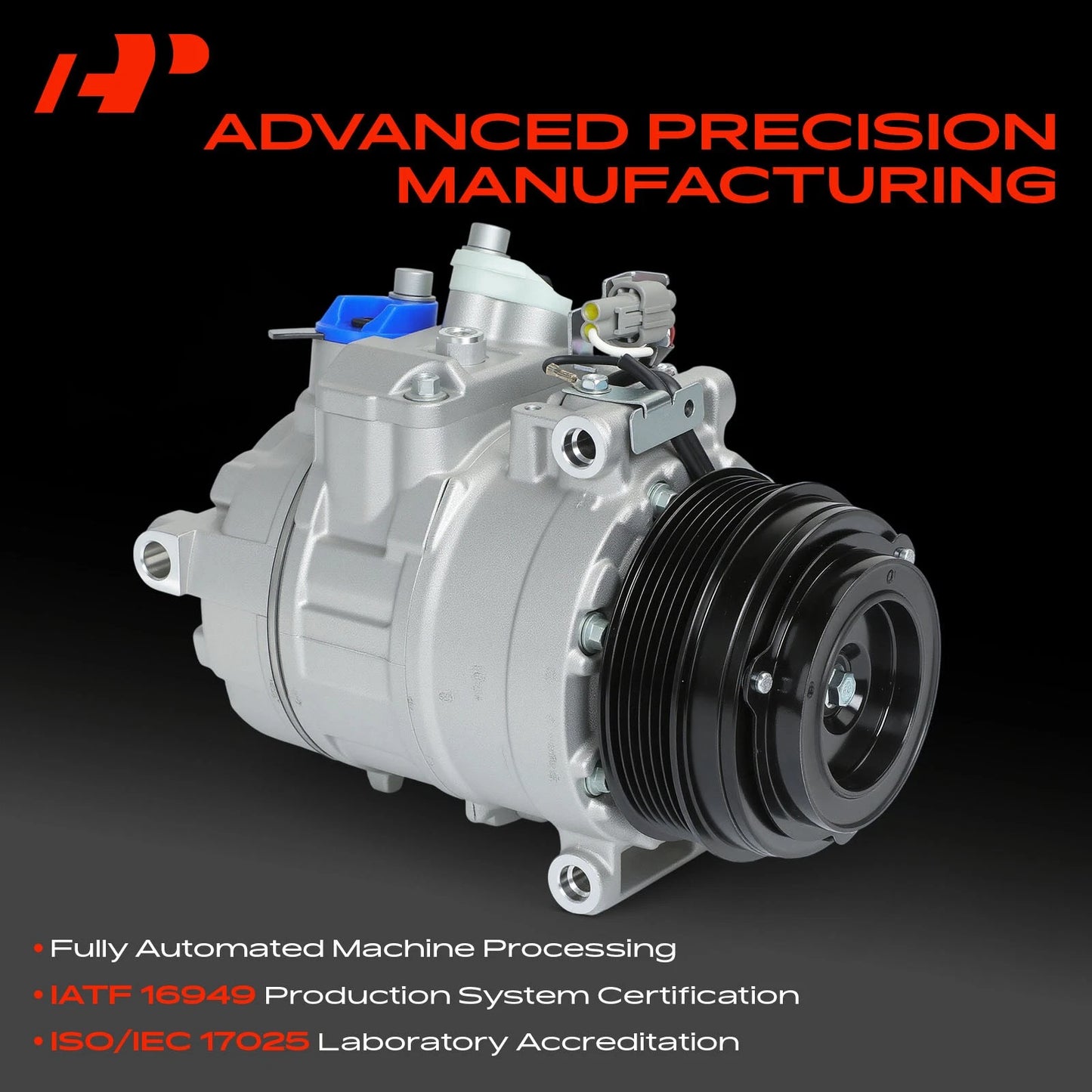 A/C Compressor with Clutch for Mercedes-Benz Sprinter 2500 (2014–2017)