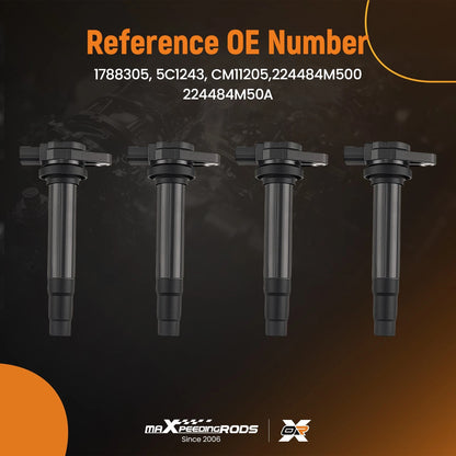 Ignition Coils for Nissan Sentra 1.8L (2000–2001) 4 Pack