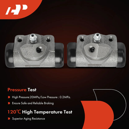 2X Rear Drum Brake Wheel Cylinder for Dodge Ram 1500 (1994–2001)