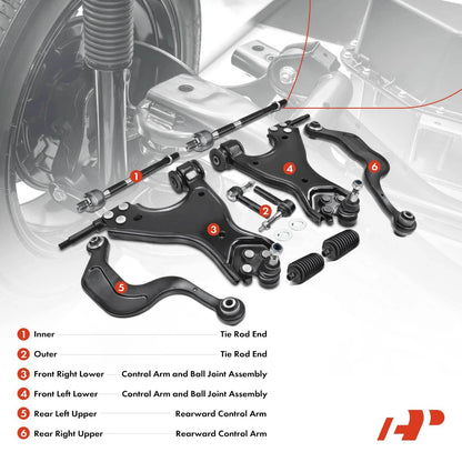 10x Control Arm with Ball Joint Assembly for Chevy Traverse (2009–2023)