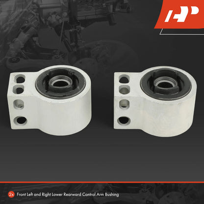 2X Front Lower Rearward Control Arm Bushing for Chevy Malibu (2008–2012)