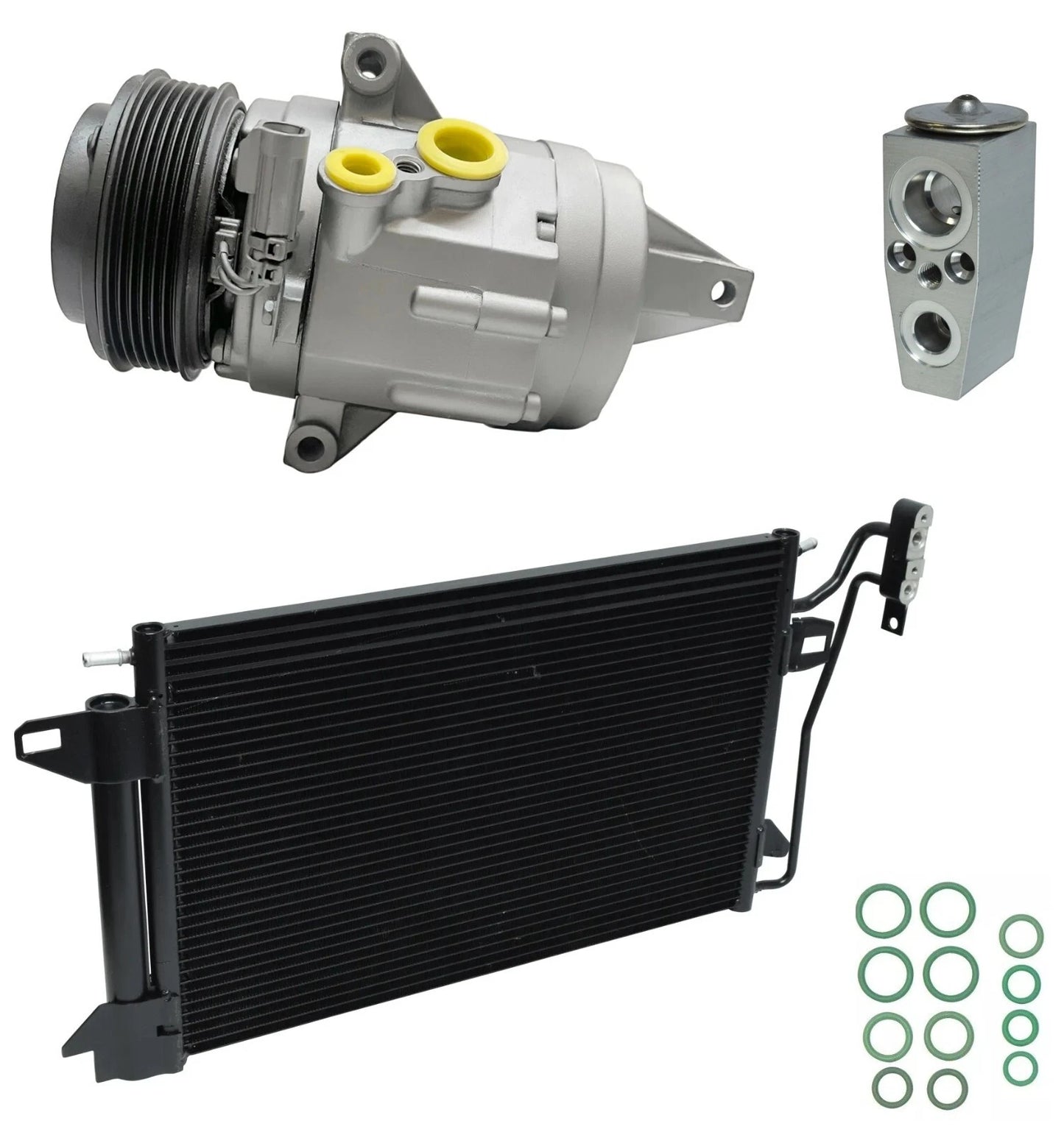 A C Compressor Kit With Condenser for Lincoln MKZ 3.5L V6 (2009–2012)