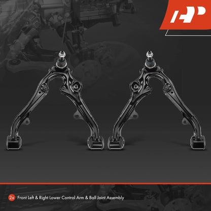 2X Front Lower Control Arm & Ball Joint for Chevy Silverado 1500 (2007–2018)