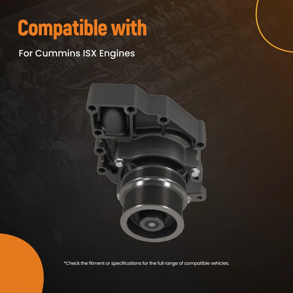 Cooling Water Pump for Cummins ISX Engines (5406048, 3683652, 3684449)