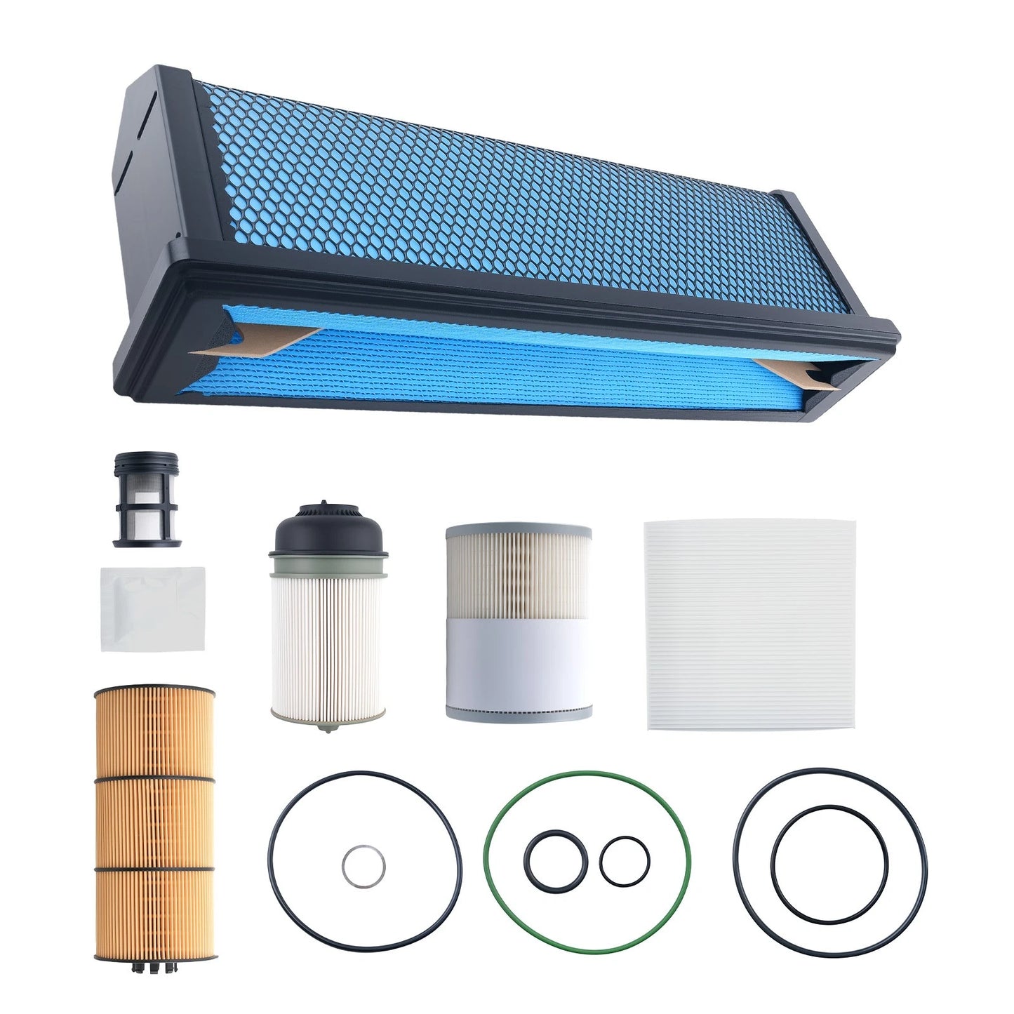 Engine Air Filter Kit for Freightliner Cascadia (DD13 DD15 DD16, 2014–2020)