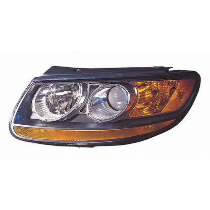 Replacement Driver Side Head Light Assembly w/Orange Lower Reflector