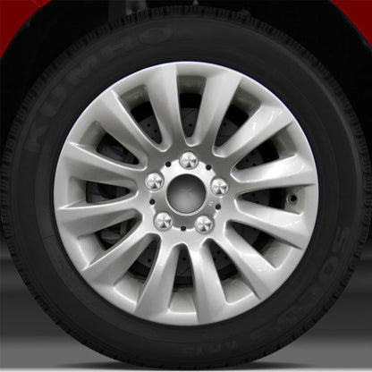 16x7 Factory Wheel (12 Spoke Bright Medium Silver Full Face) for 08-12 BMW 323i