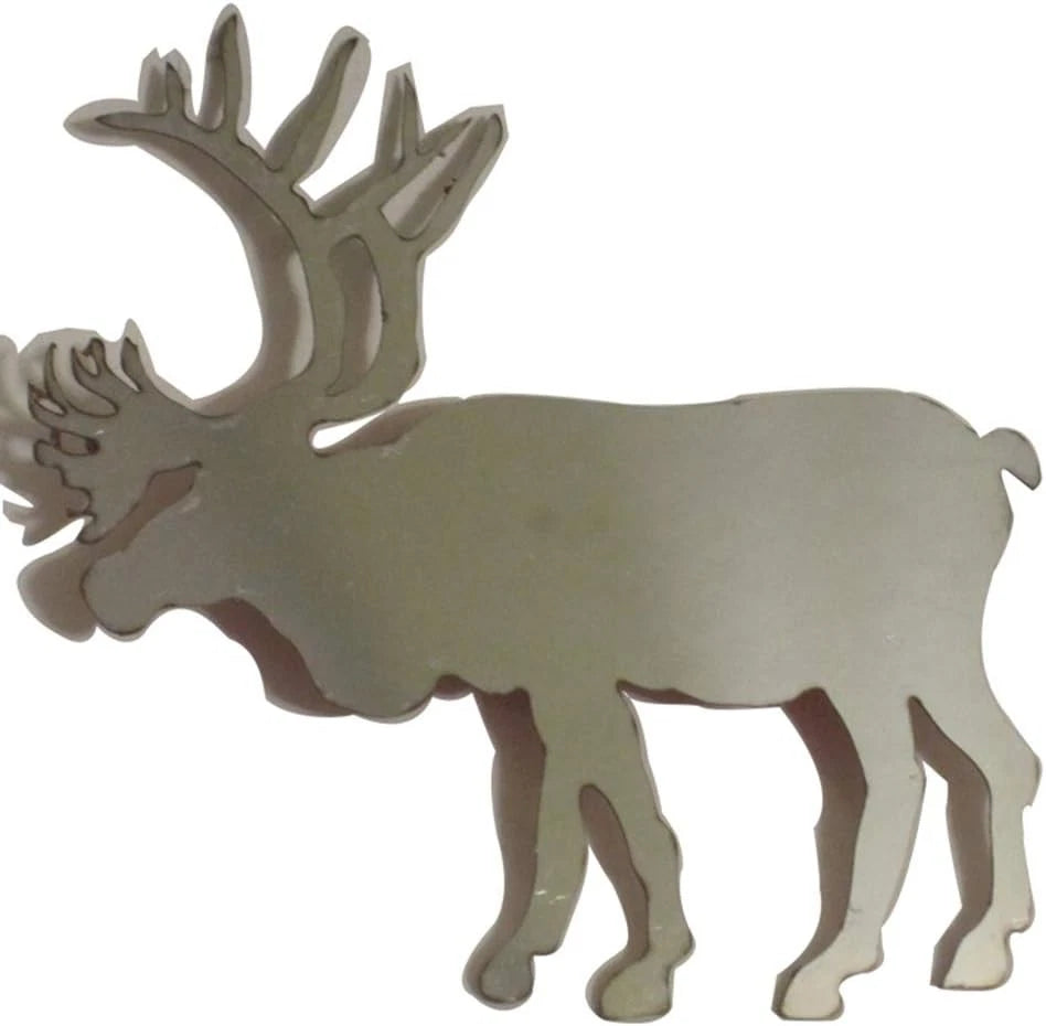 2pc Stainless Steel Elk Emblem Accessory for Luxury FX (2010–2020)