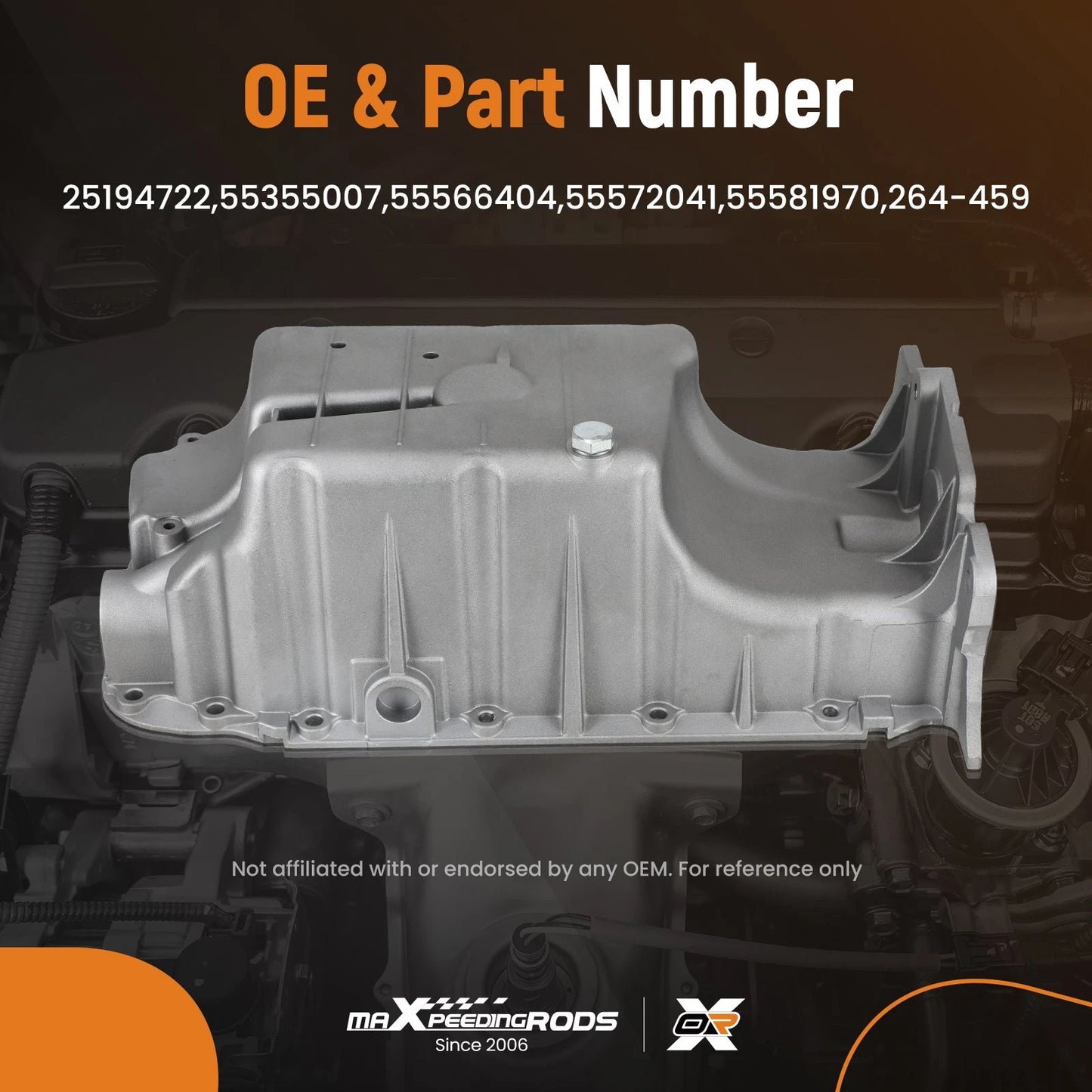 Engine Oil Sump for Chevrolet Cruze 1.8L 2012–2014
