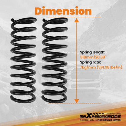 2-2.5" Lift Spring for Ram 2500/3500 (2013–2024) Powder Coated Steel