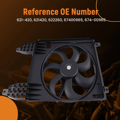 Electric Radiator Cooling Fan for Chevrolet Aveo 2009–2011 (1.6L I4)