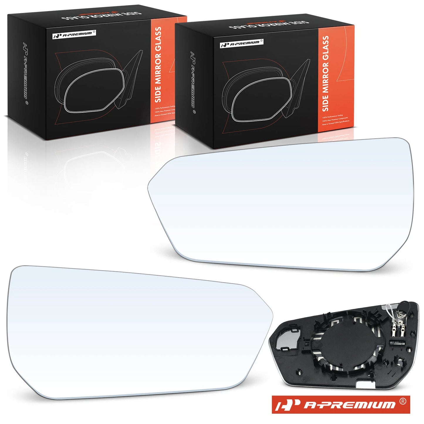 2X Heated Power Mirror Glass for Chevy Equinox GMC Terrain (2018–2023)