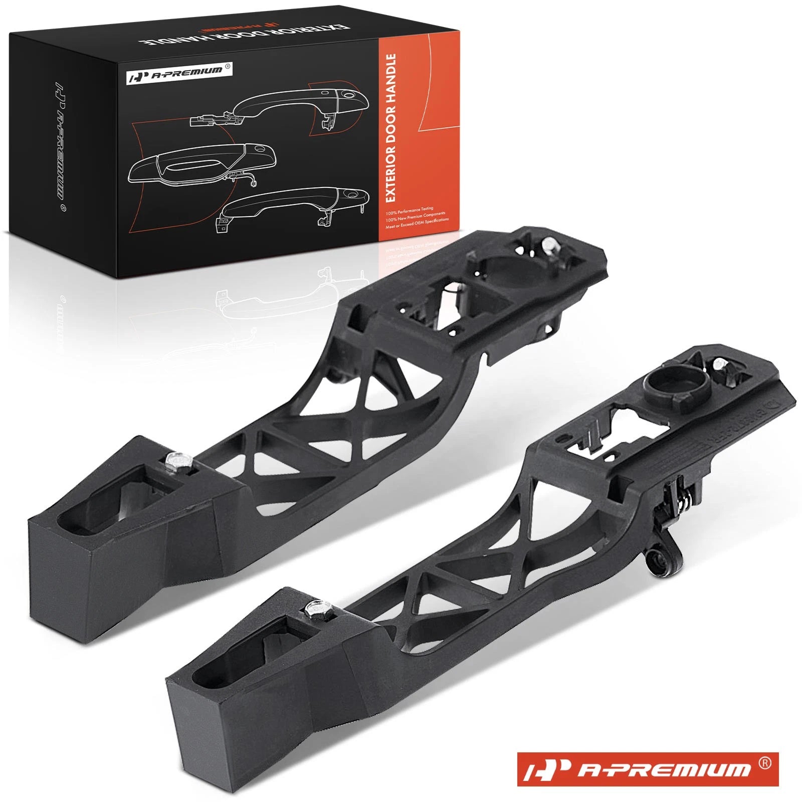 2X Front Exterior Door Handle Reinforcement Bracket for Chevy Equinox (2010–2017)