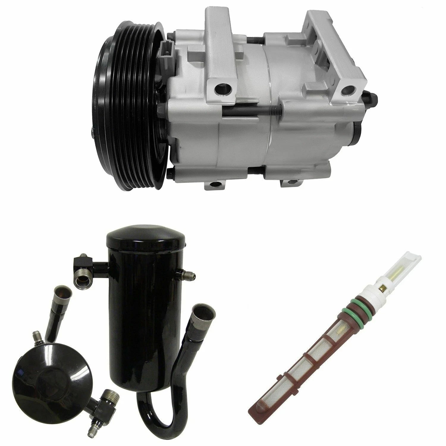 AC Compressor Kit Replacement for Ford F-350 4.9L (1992–1993)