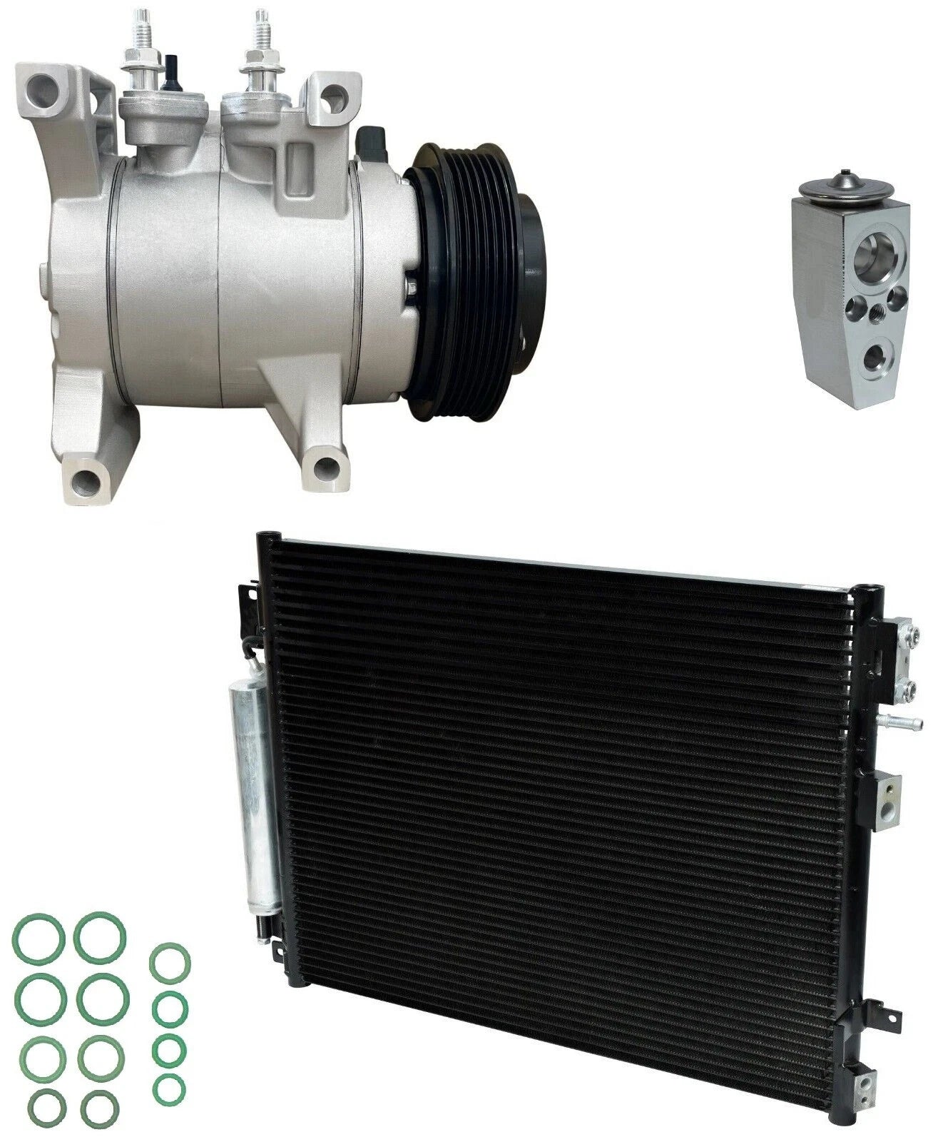 AC Compressor Kit With Condenser for Chrysler 300 3.6L (2012–2012)