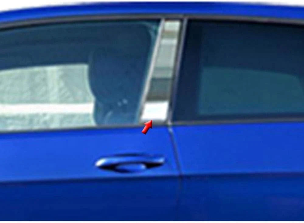 2pc. Luxury FX Stainless Steel Pillar Post Trim for 2012-2020 Volkswagen Golf 2D