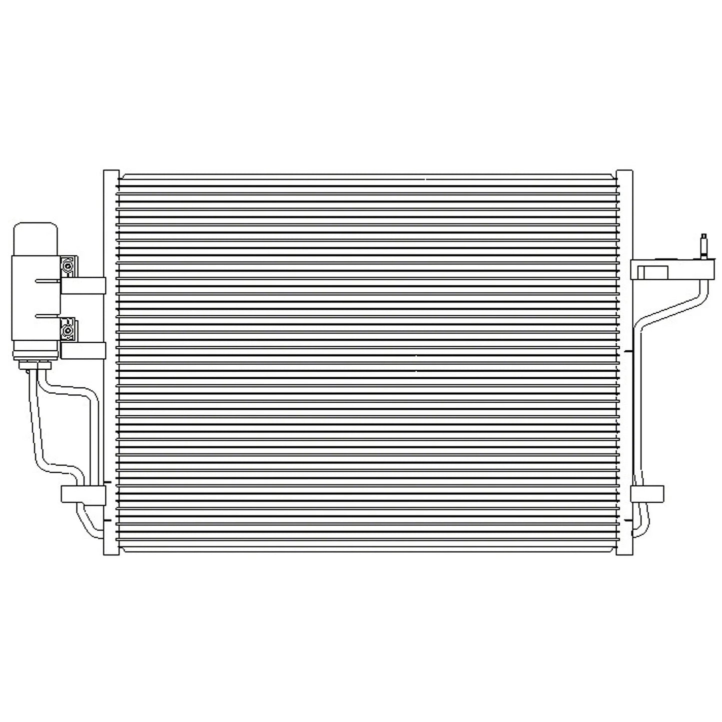 Replacement A/C Condenser Repair Part For 2013-2016 Ford Escape