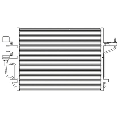 Replacement A/C Condenser Repair Part For 2013-2016 Ford Escape