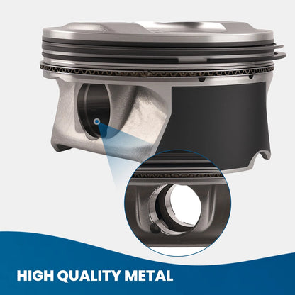 3.6L Engine Pistons and Rings Kit for GMC Acadia Chevy Traverse (2009–2015)