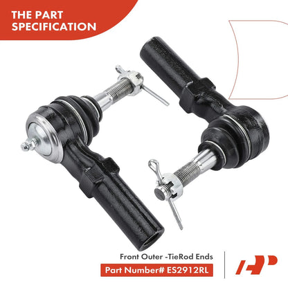 6X Front Lower Ball Joints & Tie Rod Ends for Chevrolet Buick Oldsmobile