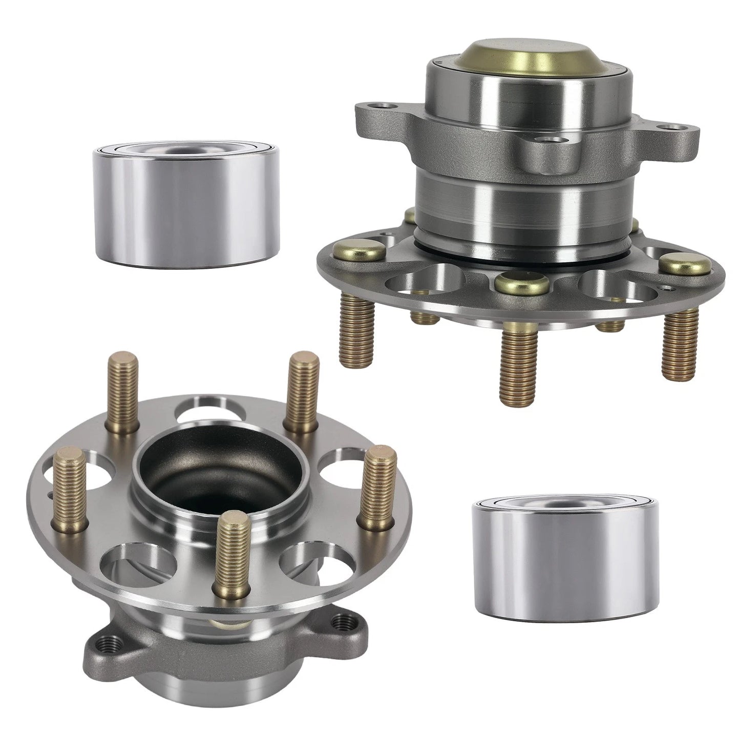 Front Wheel Bearings 4Pcs for Honda Civic HF LX (2015–2015)