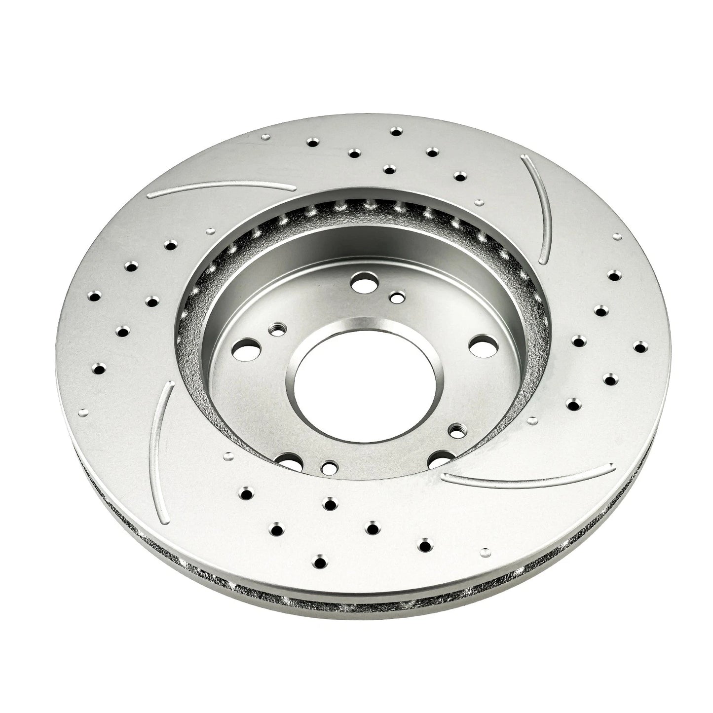 Front Drilled Slotted Brake Rotors for Honda Civic (2006–2011)