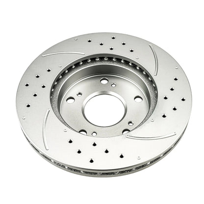 Front Drilled Slotted Brake Rotors for Honda Civic (2006–2011)