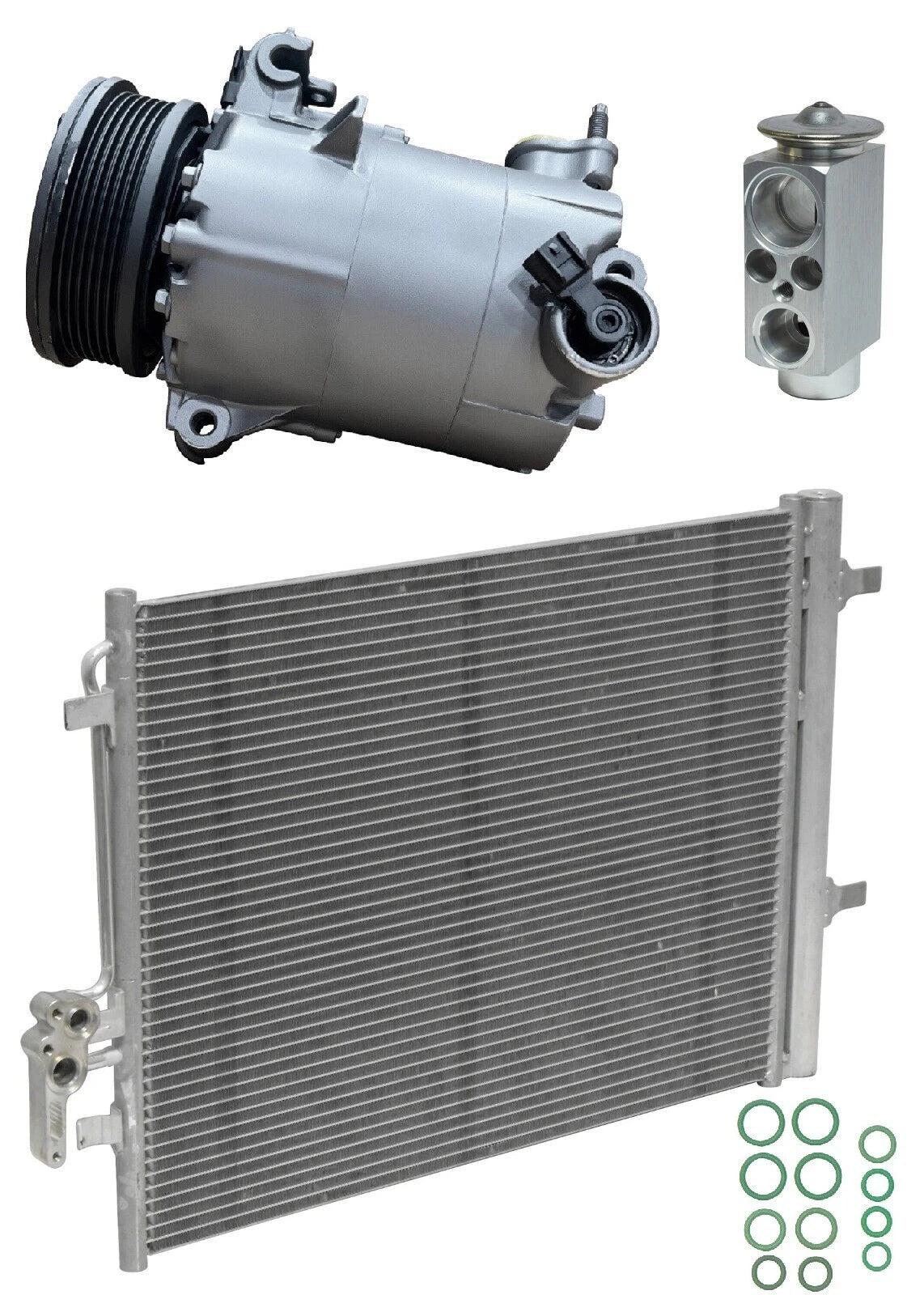AC Compressor Kit With Condenser for Land Rover Discovery Sport 2.0L (2015–2019)