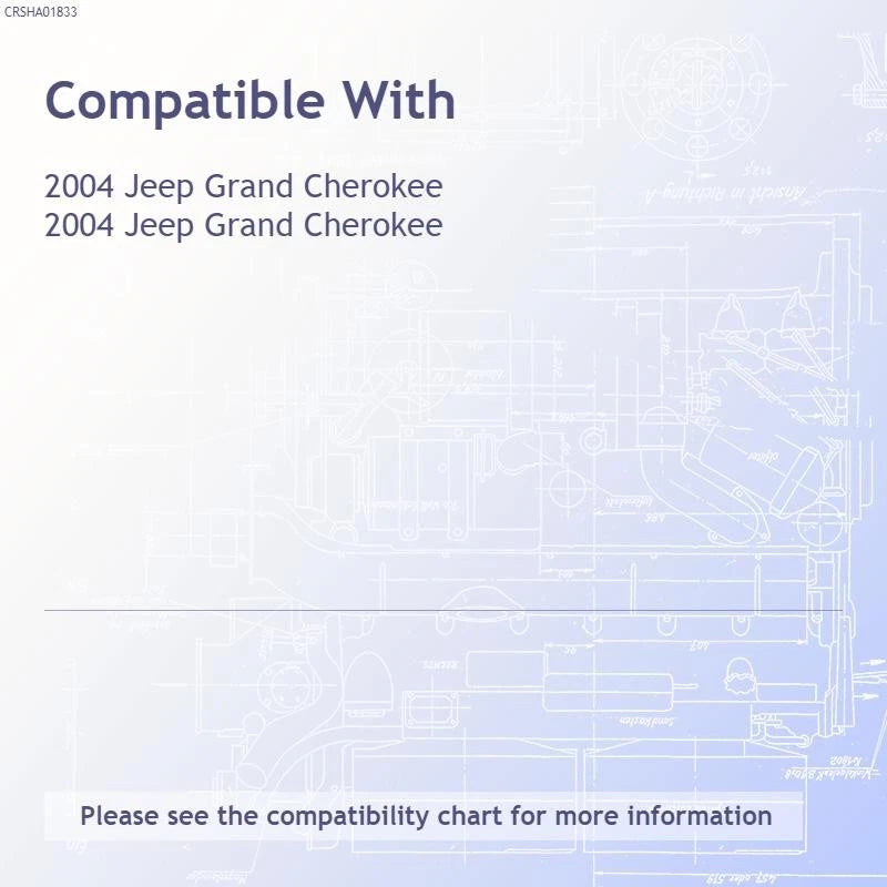 A/C Condenser Replacement Repair Part for Jeep Grand Cherokee (2004–2004)