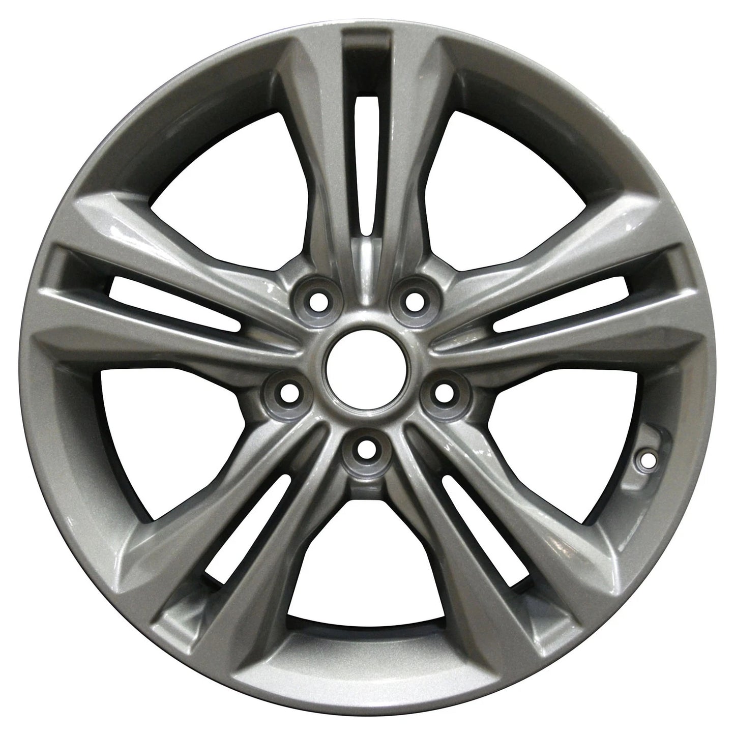 17x7 Factory Wheel Medium Silver Full Face Replacement for Hyundai Sonata (2011–2014)