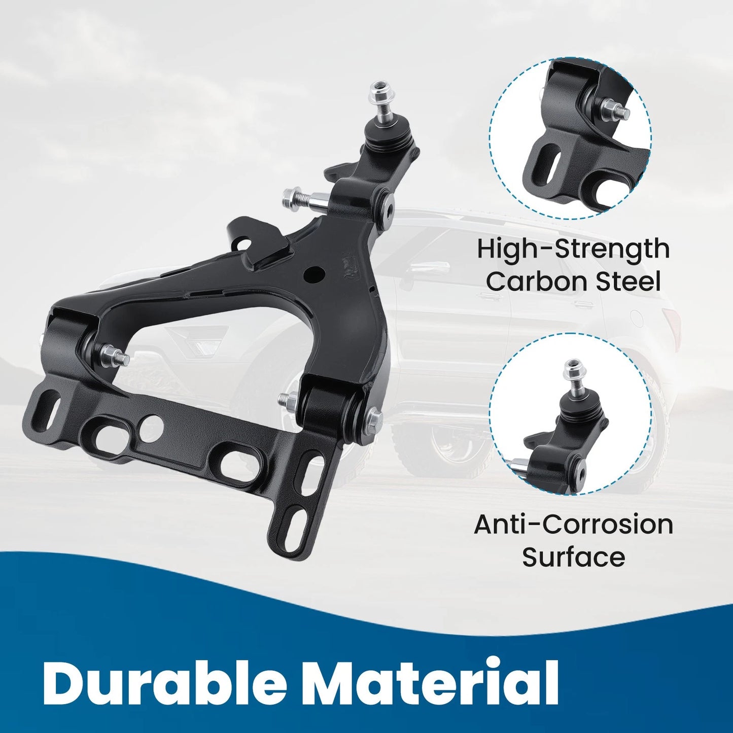 Front Lower Left Control Arm for Chevy Trailblazer Envoy XL (2004-2007)