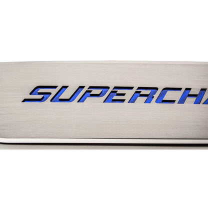 Front Door Badges Replacement Supercharged Inlay for Dodge Charger (2011–2015)
