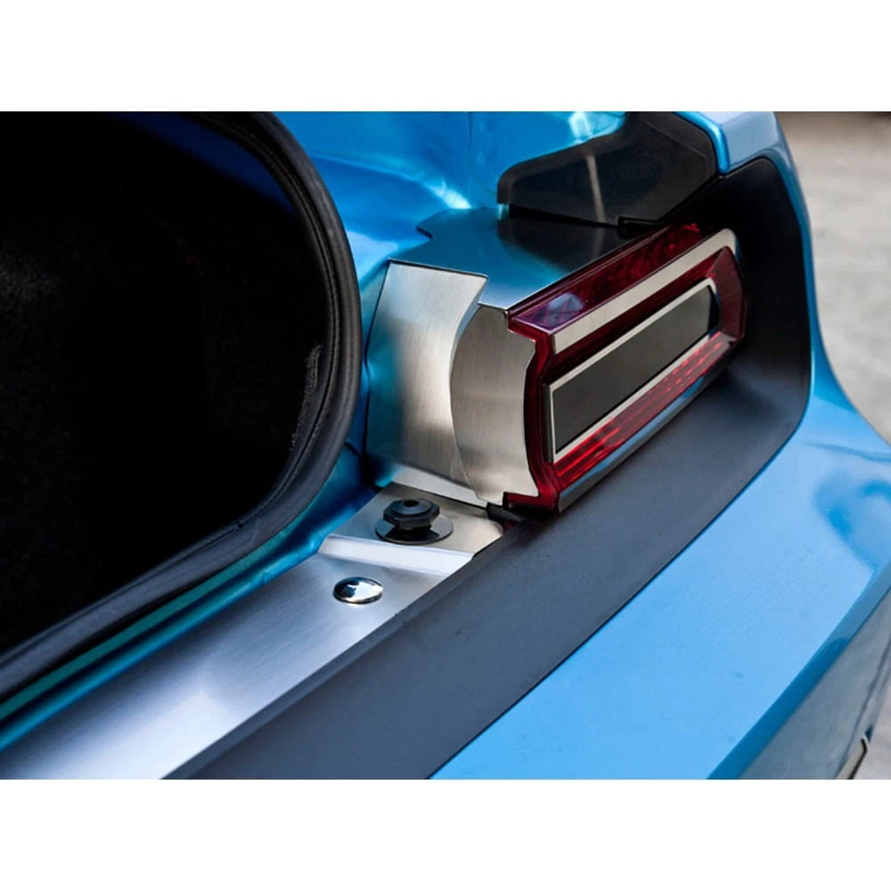 Brushed Stainless Steel Trunk Liner Trim for Dodge Challenger SRT8 (2008–2014)
