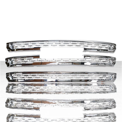 3pc Grille Overlay for 2020-2021 GMC Acadia - Chrome - ARFG230