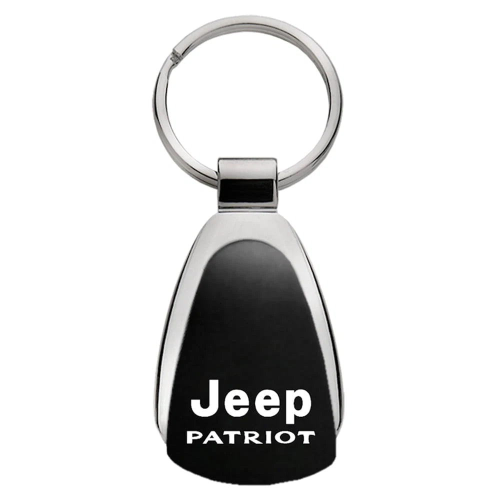 Black Teardrop Keychain - Officially Licensed for Jeep Patriot