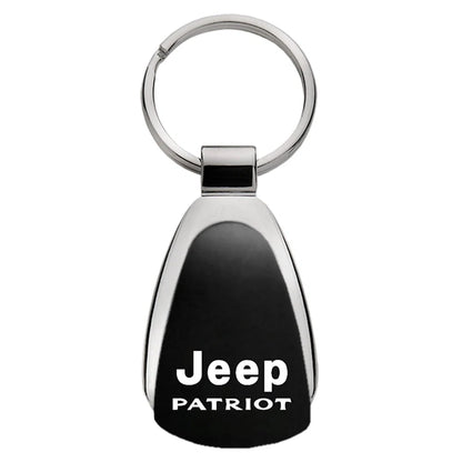 Black Teardrop Keychain - Officially Licensed for Jeep Patriot