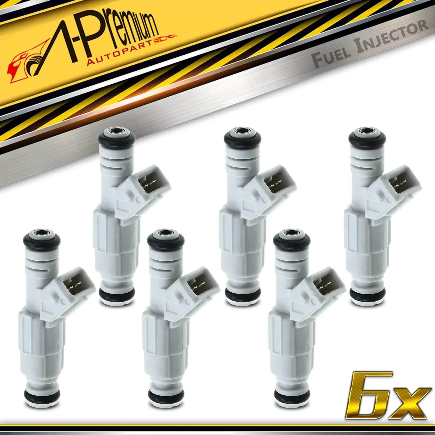 6x Fuel Injectors for Chevrolet Impala (2004–2005) Buick Regal (1997–2004) V6 3.8L