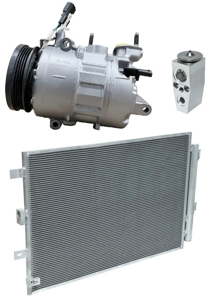 AC Compressor Kit With Condenser for Ford Edge 2.0L (2019–2020)