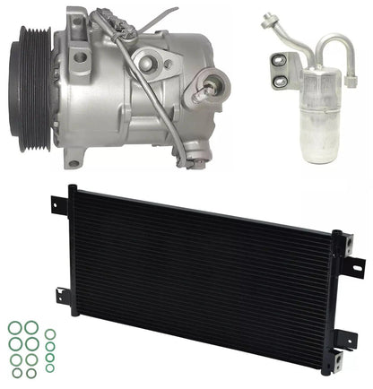 A/C Compressor Kit With Condenser for Jeep Compass 2.0L (2009–2009)
