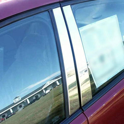 Luxury FX Chrome Pillar Post Trim 4pc for 2005-2007 Saturn Ion