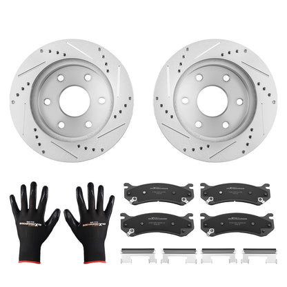 Front Brake Rotors and Pads Kit for Chevrolet Astro/Avalanche 1500 (1996–2005)