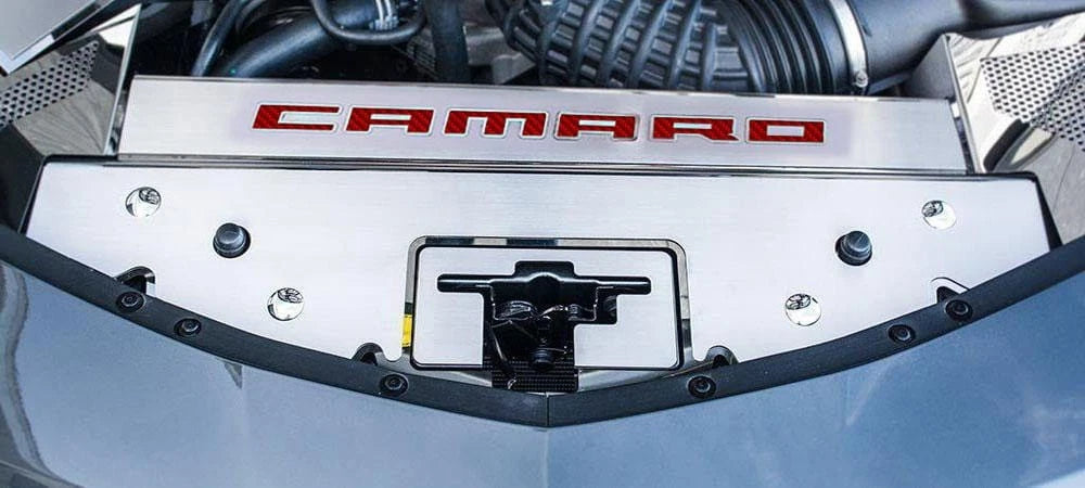 Brushed Front Header Plate Replacement for Chevrolet Camaro (2016–2020)
