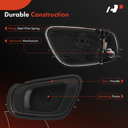 2X Front Interior Door Handle for Chevrolet Spark (2013–2016)