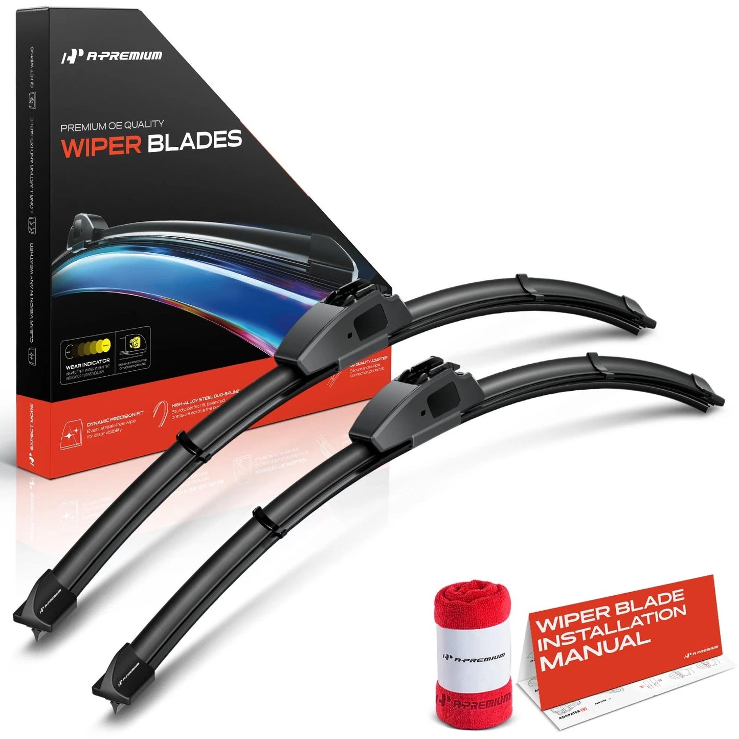 2X Windshield Wiper Blades for Chevy Silverado 1500