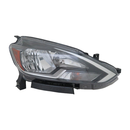 Restored Passenger Side Halogen Head Light Assembly for 2016- Nissan Sentra