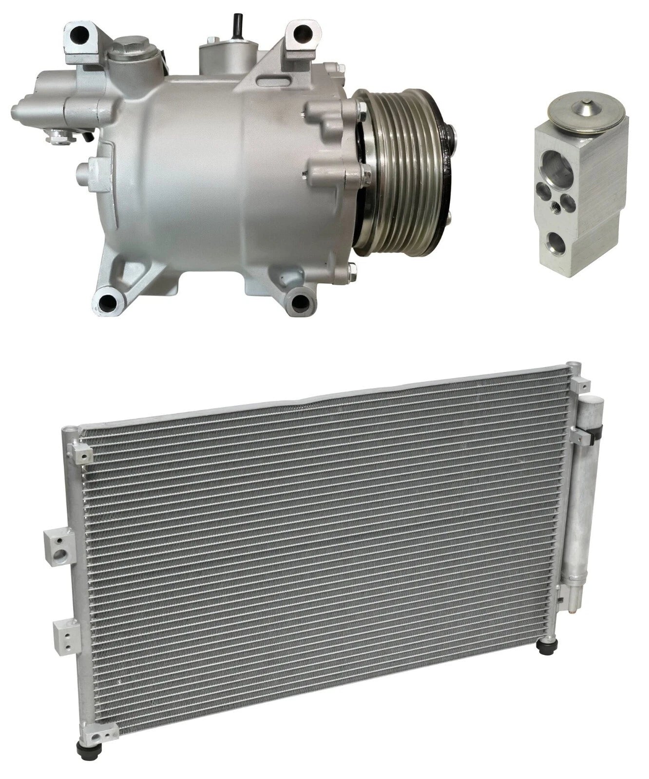 AC Compressor Kit With Condenser for Honda Civic Sedan 2.0L (2008–2008)