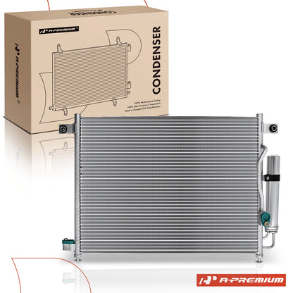 A/C Condenser with Bracket & Receiver Drier for Chevrolet Aveo (2004–2011)