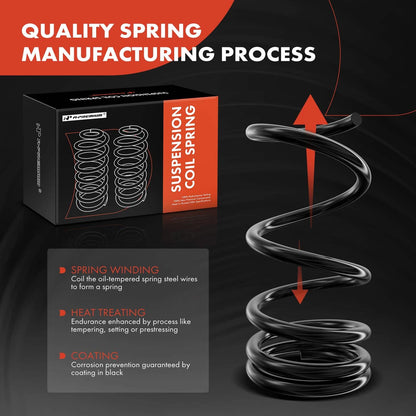2X Front Coil Springs for Chevy Blazer (1998–2005) GMC Sonoma (1997–2003)