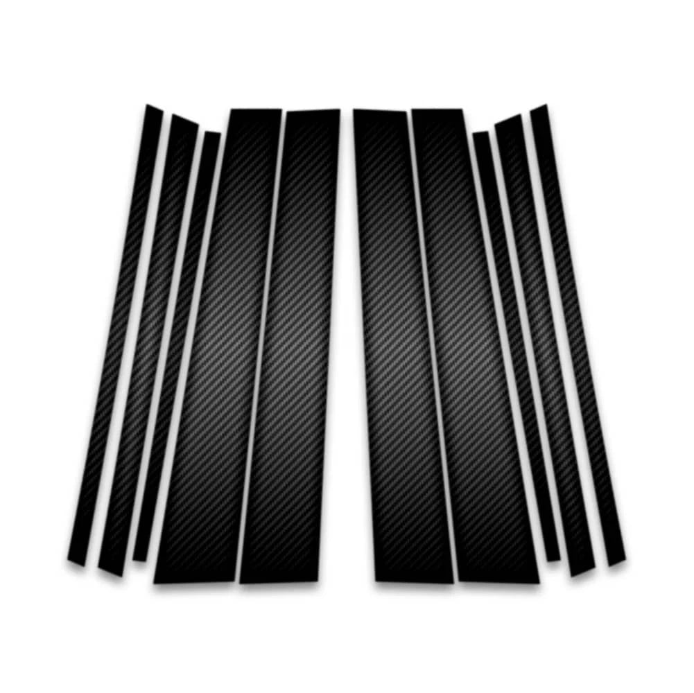 10pc Carbon Fiber Pillar Post Covers for 2019-2023 Lexus GX Series