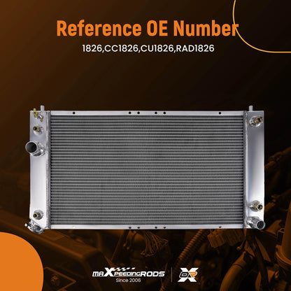 3 Row Performance Radiator for Chevrolet Express/Savana 4.3L V6 (2001–2005)